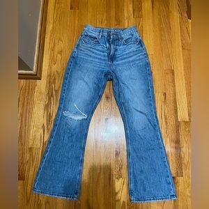 American eagle medium wash wide leg size 2 jeans